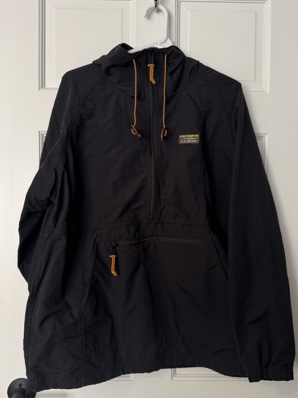 L.L.Bean Women's Mountain Classic Anorak Black Size XL - LNWOT